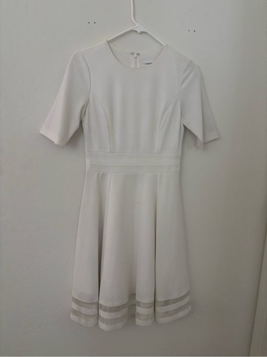 Calvin Klein Dresses & Skirts - Calvin Klein White Fit & Flare Dress Size 2
